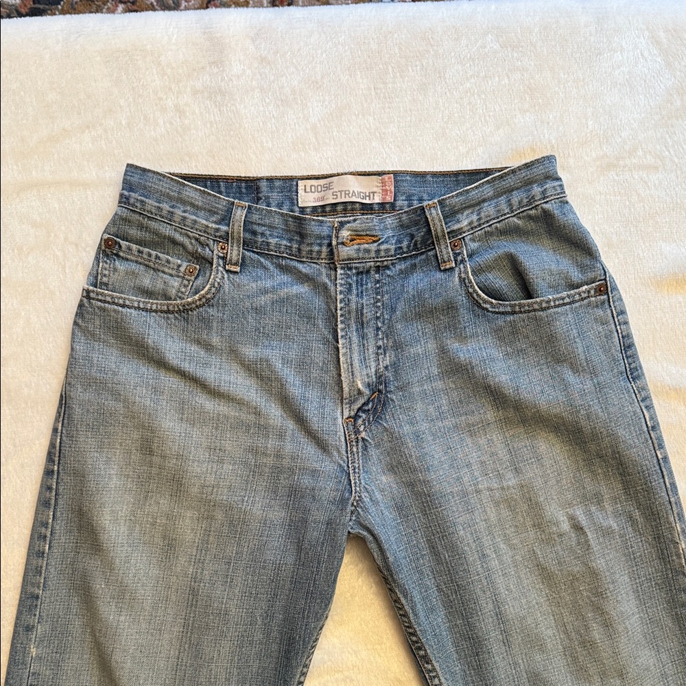 Levi’s 569 Loose Straight Fit Blue Jeans, 30X30